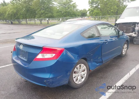 2012 Honda Civic Lx from USA, damaged, VIN 2HGFG3B51CH528096